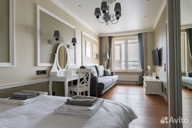 

1-к. квартира, 45 м², 2 кровати