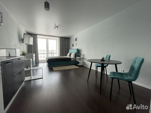 

Квартира-студия, 29 м², 2 кровати