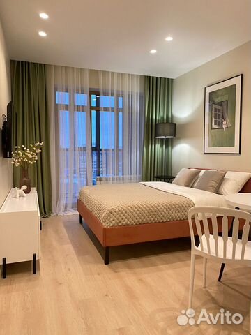 

Квартира-студия, 29 м², 1 кровать