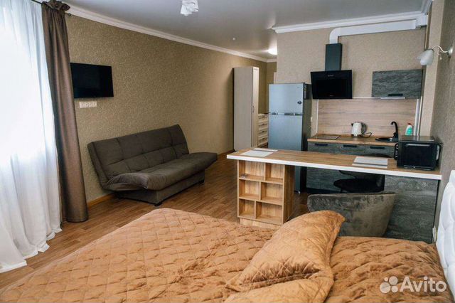 

Квартира-студия, 35 м², 2 кровати