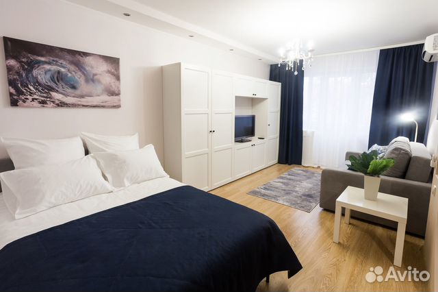 

1-к. квартира, 32 м², 2 кровати