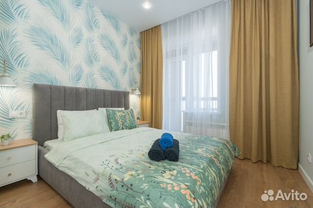 

1-к. квартира, 35 м², 2 кровати