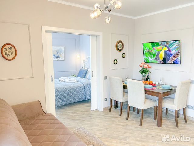 

1-к. квартира, 58 м², 2 кровати