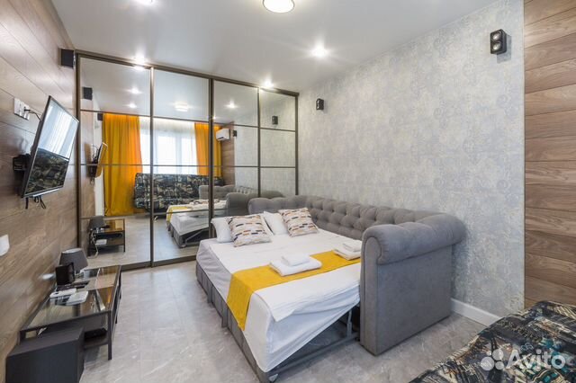 

Квартира-студия, 30 м², 2 кровати