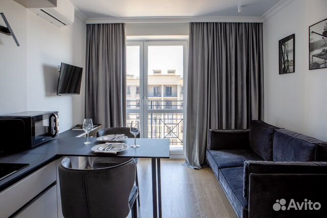 

1-к. квартира, 45 м², 2 кровати