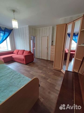 

1-к. квартира, 32 м², 2 кровати