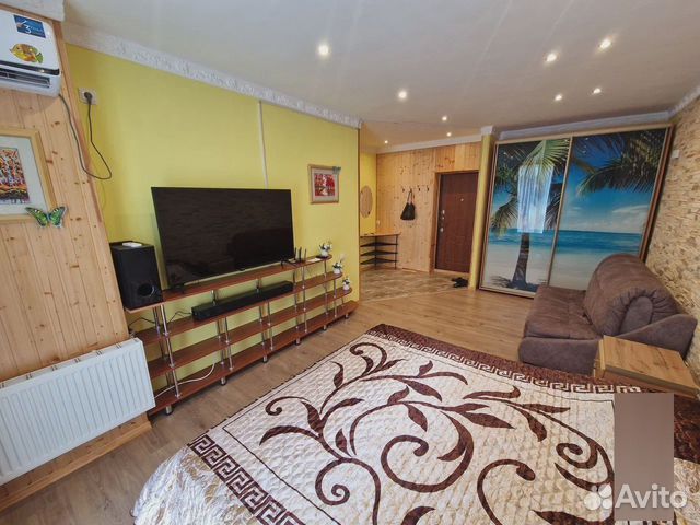 

1-к. квартира, 45 м², 2 кровати