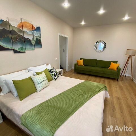 

1-к. квартира, 41 м², 2 кровати