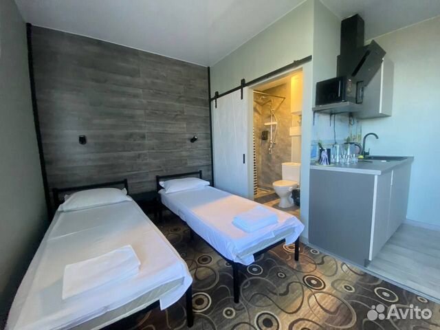 

Квартира-студия, 25 м², 2 кровати