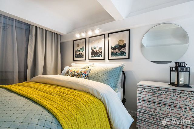 

Квартира-студия, 32 м², 3 кровати
