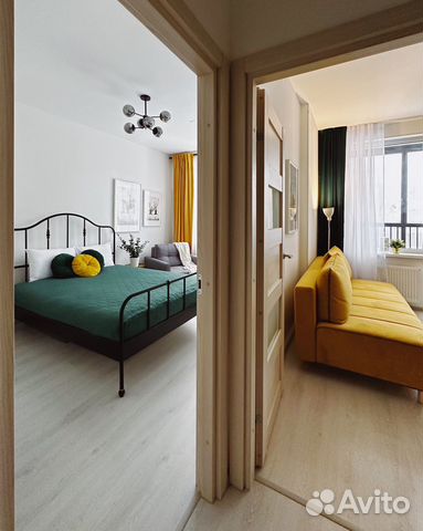 

1-к. квартира, 35 м², 2 кровати