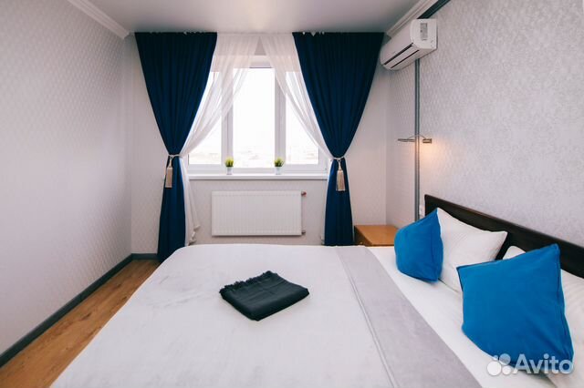 

1-к. квартира, 43 м², 2 кровати