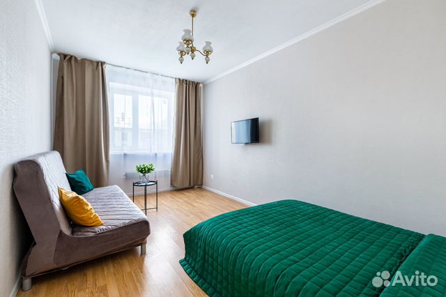 

1-к. квартира, 40 м², 2 кровати