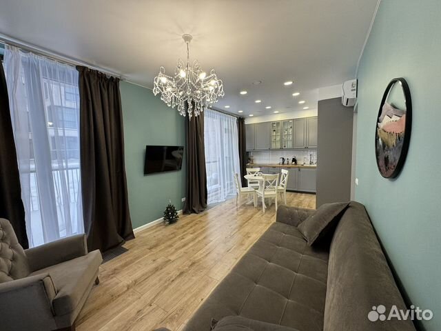 

1-к. квартира, 55 м², 2 кровати