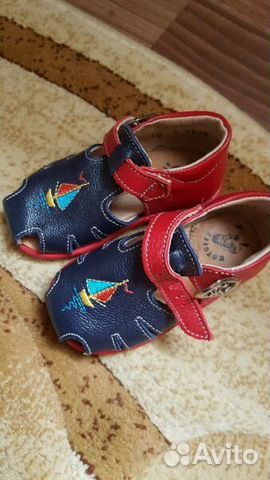 Новые кожаные босоножки Котофей