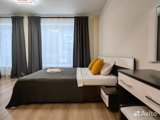 

Квартира-студия, 35 м², 1 кровать