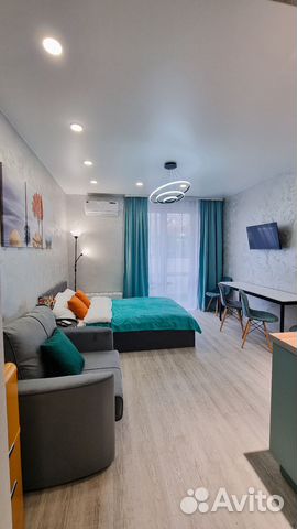 

Квартира-студия, 26 м², 2 кровати