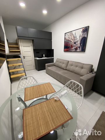 

Квартира-студия, 30 м², 2 кровати