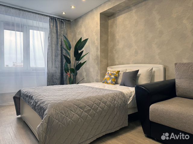 

1-к. квартира, 50 м², 2 кровати