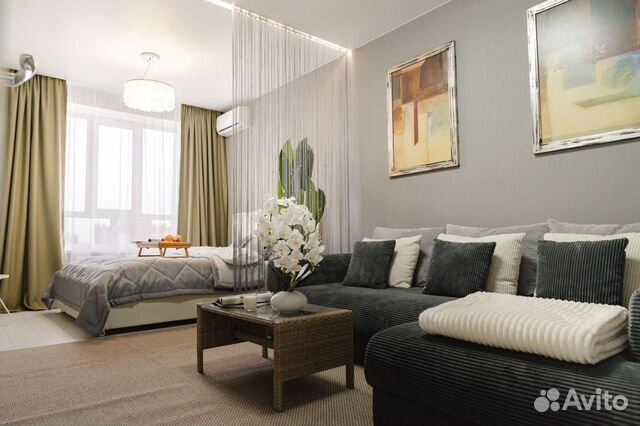 

1-к. квартира, 43 м², 3 кровати
