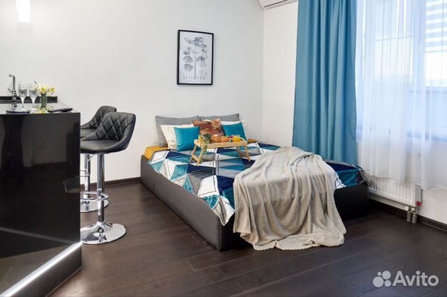 

Квартира-студия, 36 м², 2 кровати