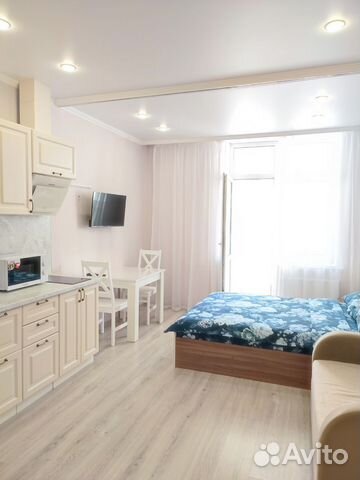 

Квартира-студия, 27 м², 2 кровати