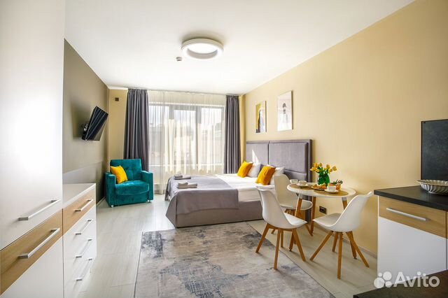 

Квартира-студия, 31 м², 2 кровати
