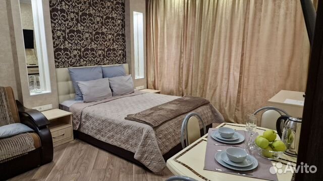 

Квартира-студия, 28 м², 2 кровати