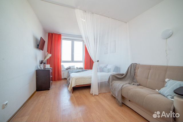 

1-к. квартира, 38 м², 2 кровати