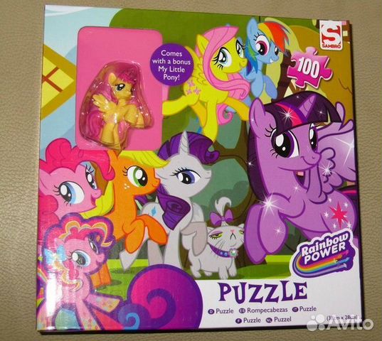 Пазлы My Little Pony, с игрушкой