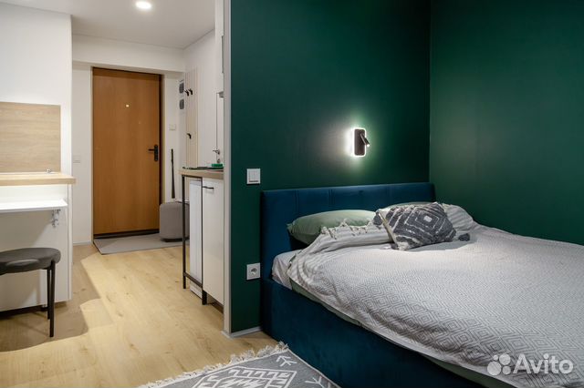 

Квартира-студия, 17 м², 1 кровать