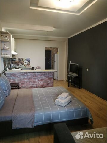 

Квартира-студия, 38 м², 2 кровати