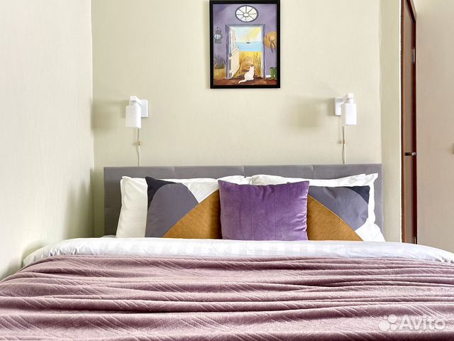 

1-к. квартира, 44 м², 3 кровати