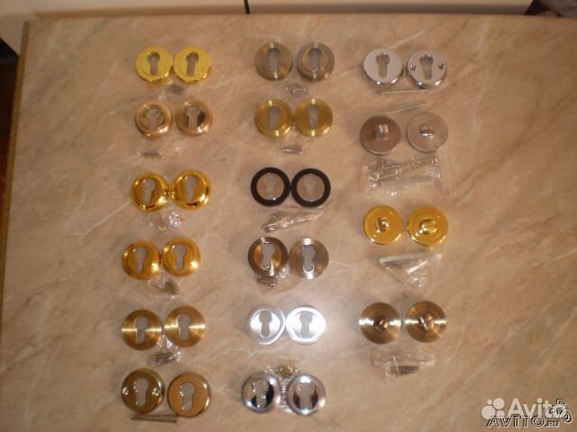 Фурнитура дверная, накладка под цилиндр