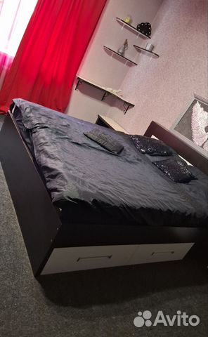 

1-к. квартира, 50 м², 2 кровати