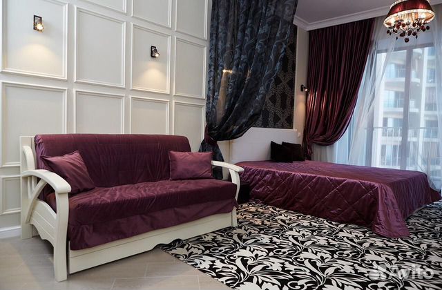 

Квартира-студия, 55 м², 2 кровати