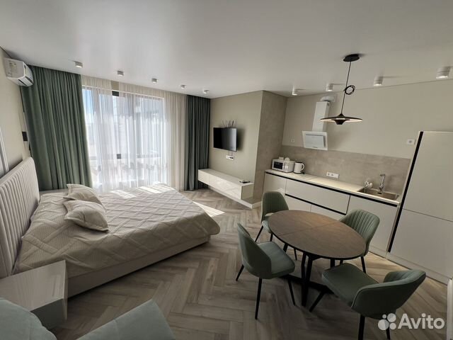 

Квартира-студия, 37 м², 3 кровати