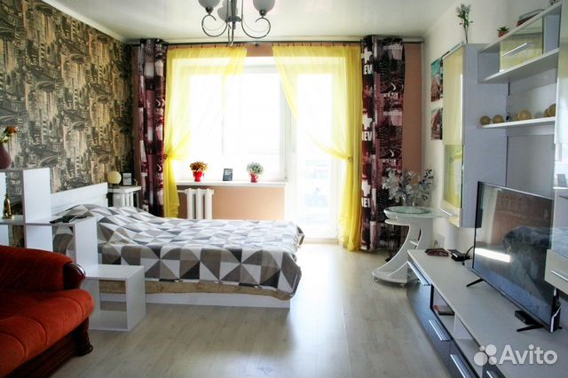 

1-к. квартира, 40 м², 2 кровати