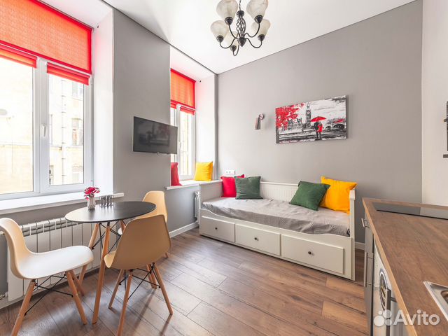 

Квартира-студия, 23 м², 2 кровати