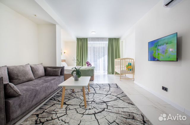 

Квартира-студия, 60 м², 2 кровати