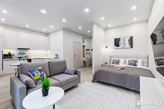

Квартира-студия, 38 м², 2 кровати