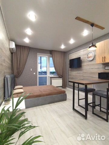 

Квартира-студия, 35 м², 1 кровать
