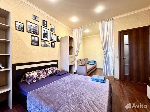 

1-к. квартира, 45 м², 2 кровати