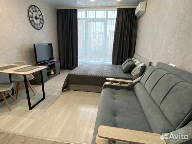 

Квартира-студия, 27 м², 2 кровати