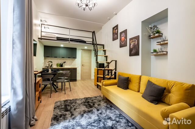 

Квартира-студия, 26 м², 2 кровати