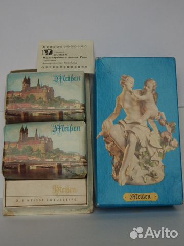 Мыло Meissen винтаж гдр 70-е сувенир