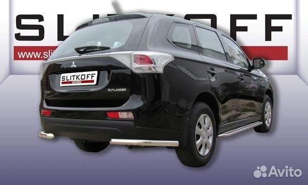 Защита заднего бампера для Mitsubishi Outlander 3