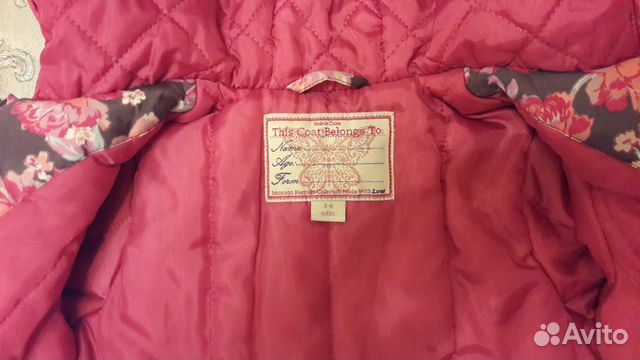 Куртка mothercare от 6 мес. на весну-осень