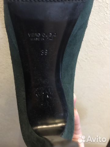 Туфли замшевые зеленые Studio pollini р39 новые Туфли замшевые зеленые Studio pollini р39 новые