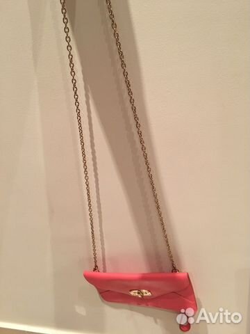 Розовый клатч натуральная кожа Розовый клатч натуральная кожа